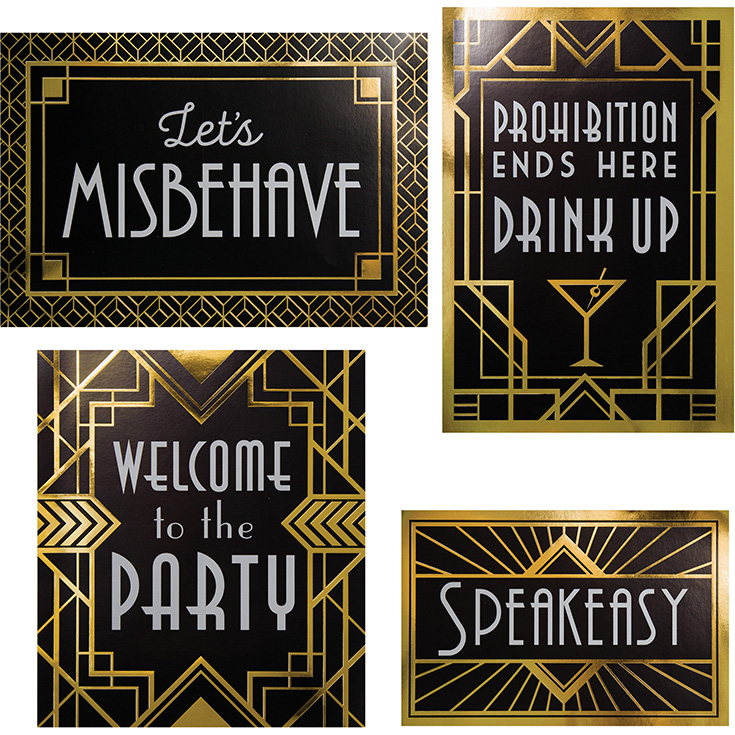 Gatsby Decorative Signs