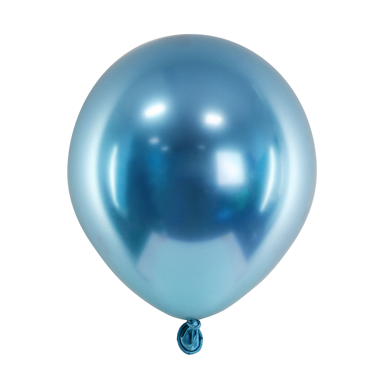 10 Mini Ballons Glossy Blue