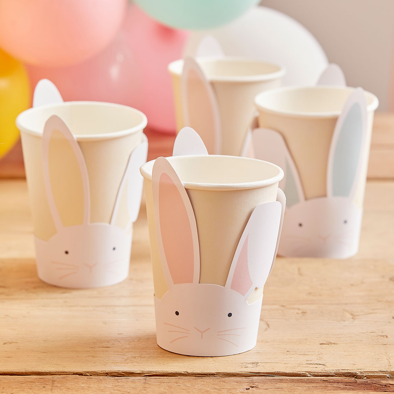 8 Easter Bunny Cups