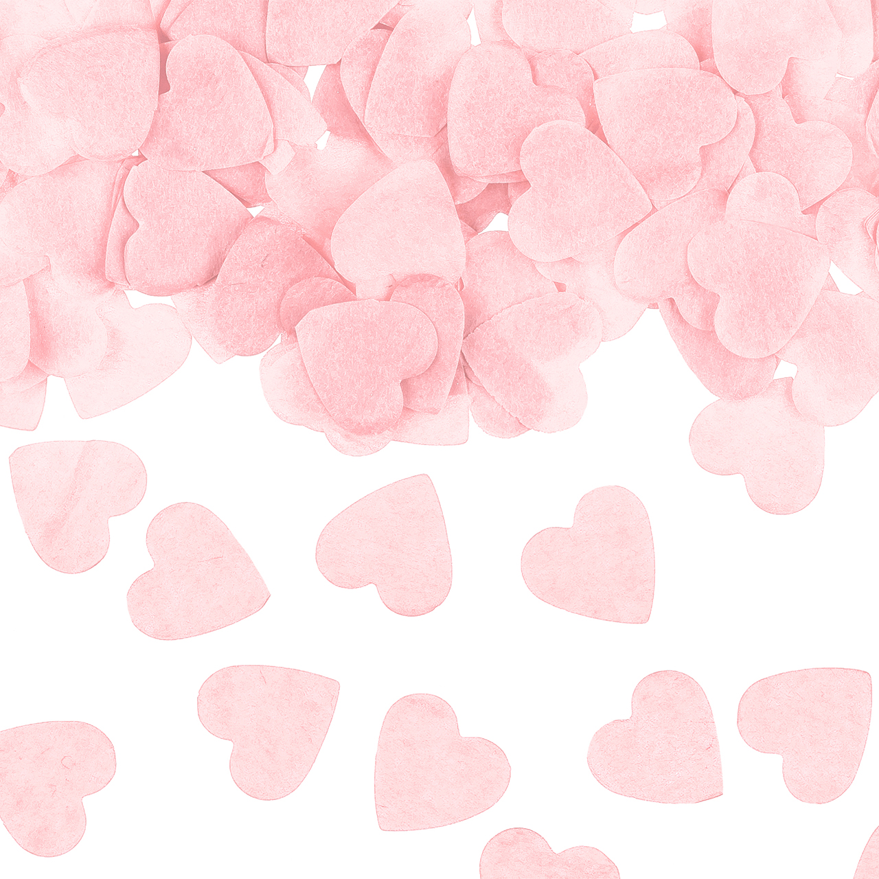 Confetti - Pastel Pink Hearts