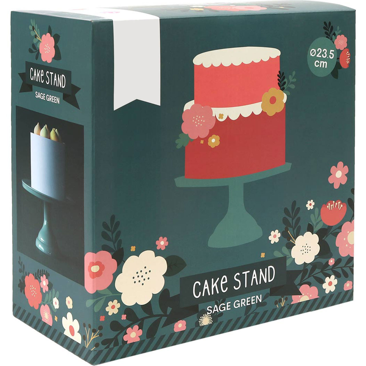 Cake Stand - Sage Green (23cm)