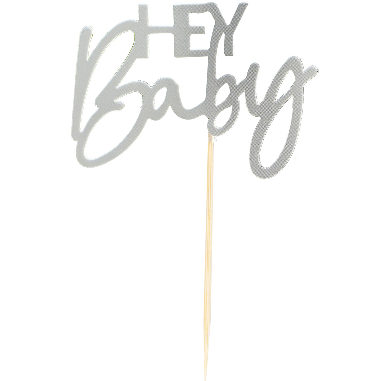 Cupcake Topper - Hey Baby