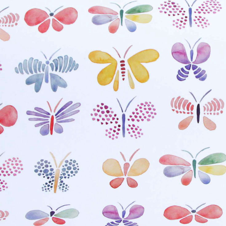 Geschenkpapier - Schmetterlinge