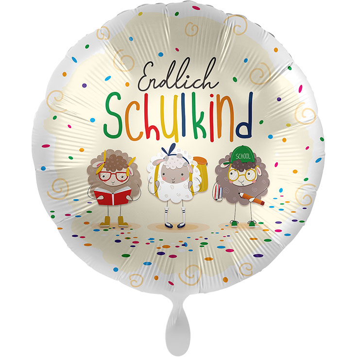 "Endlich Schulkind" Foil Balloon