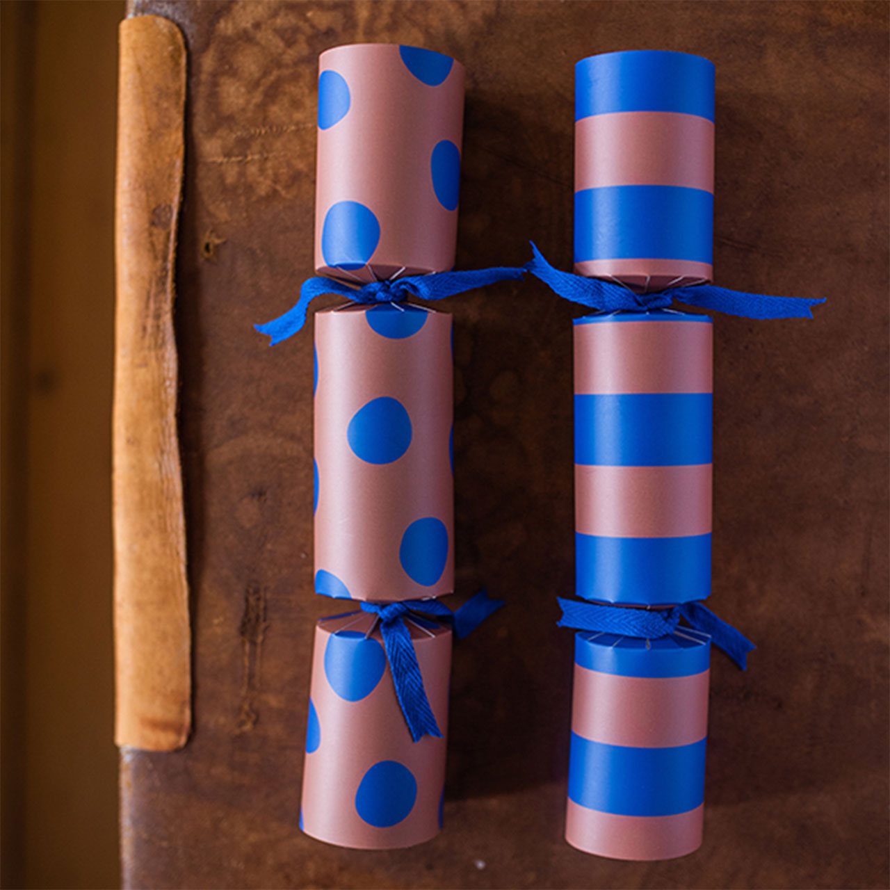 Crackers - DIY Blue Spots & Stripes