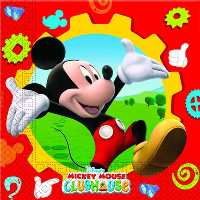  Napkins - Mickey Mouse Clubhouse