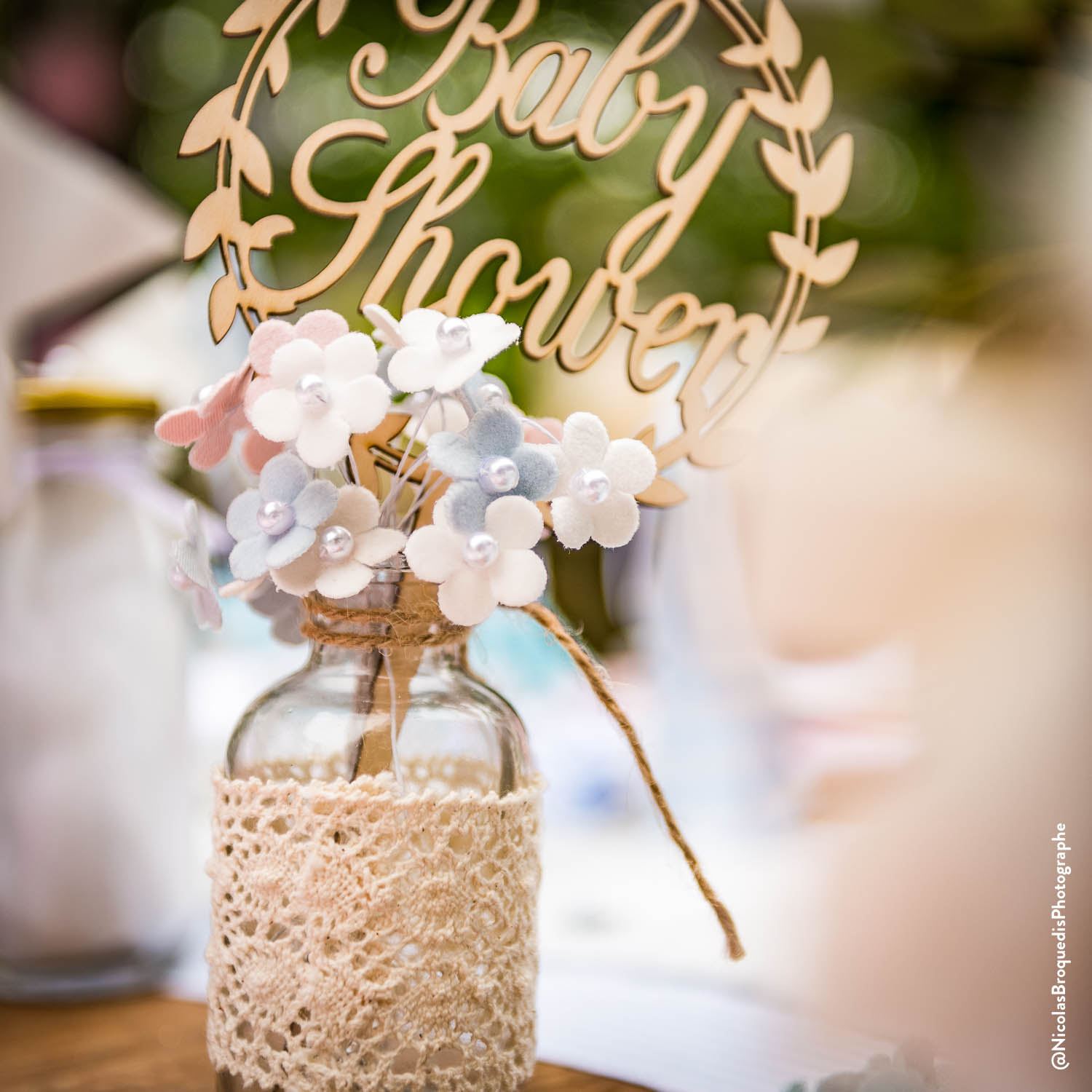 "Baby Shower" Table Centerpiece