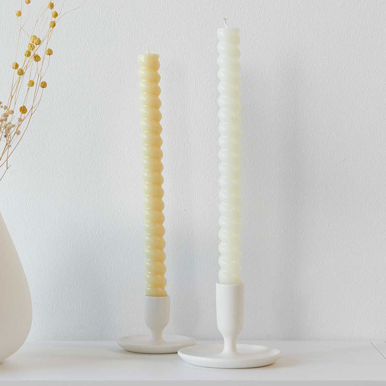 Candle Holder - White (S)
