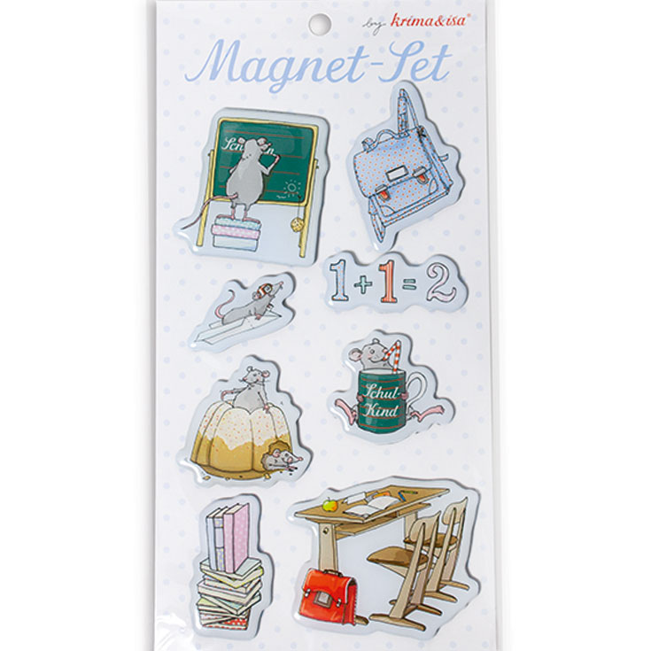 Magnet Set 1. Schultag