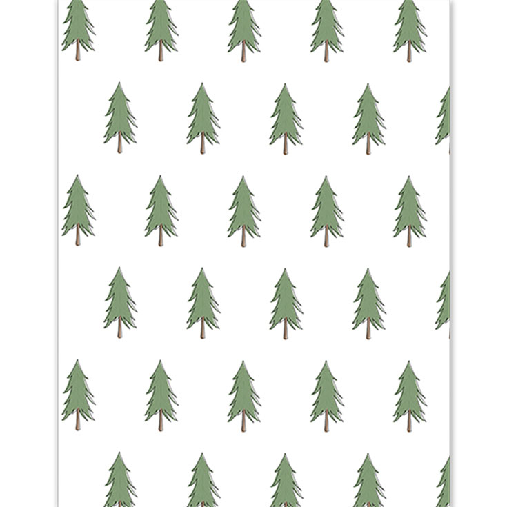 Fir Trees Wrapping Paper