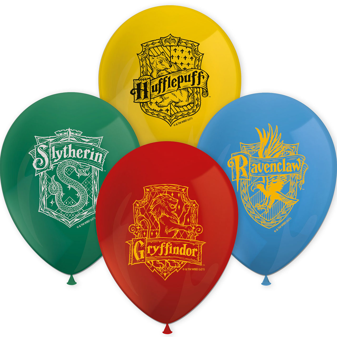 8 Hogwarts Houses Balloons