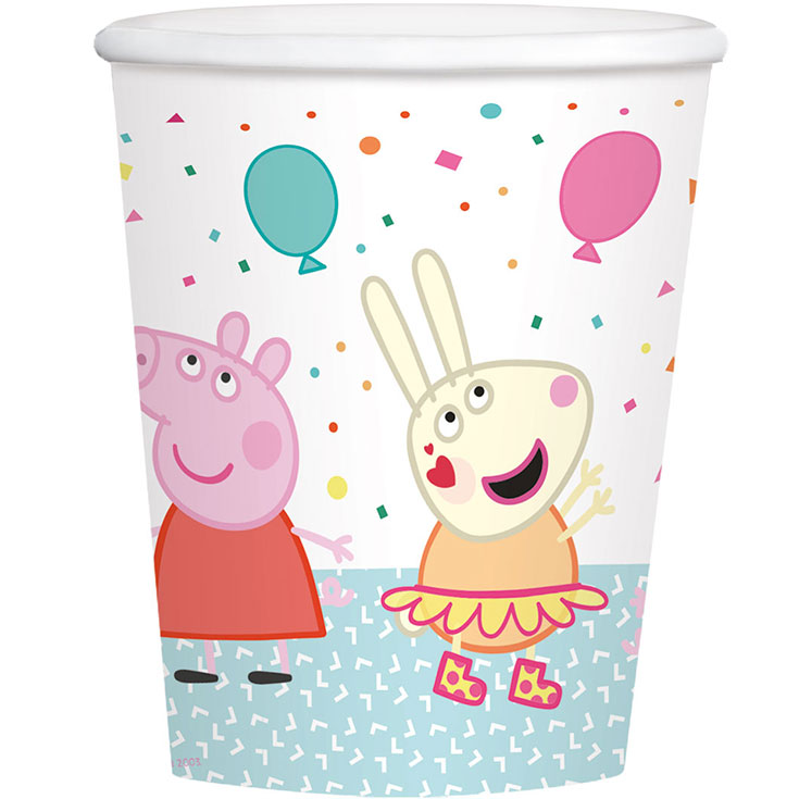 8 Peppa Pig Party Cups