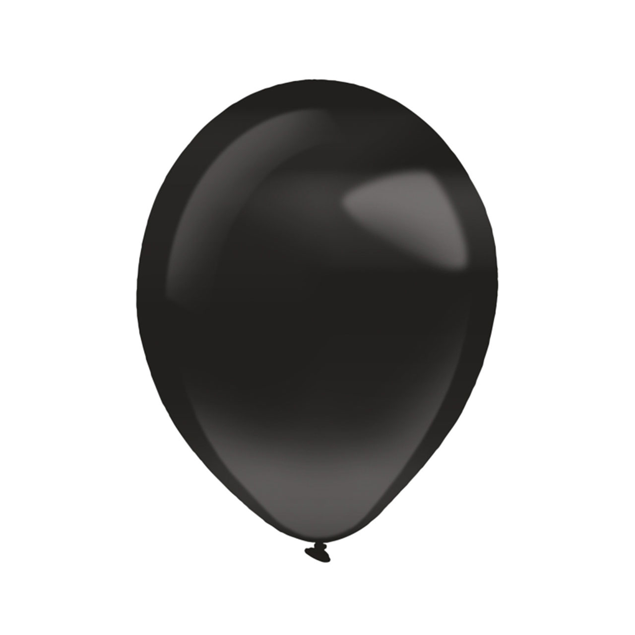 10 Mini Black Balloons 