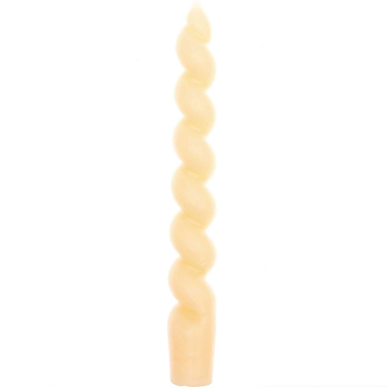 Dekorative Kerze - Spirale Vanille 18,5cm