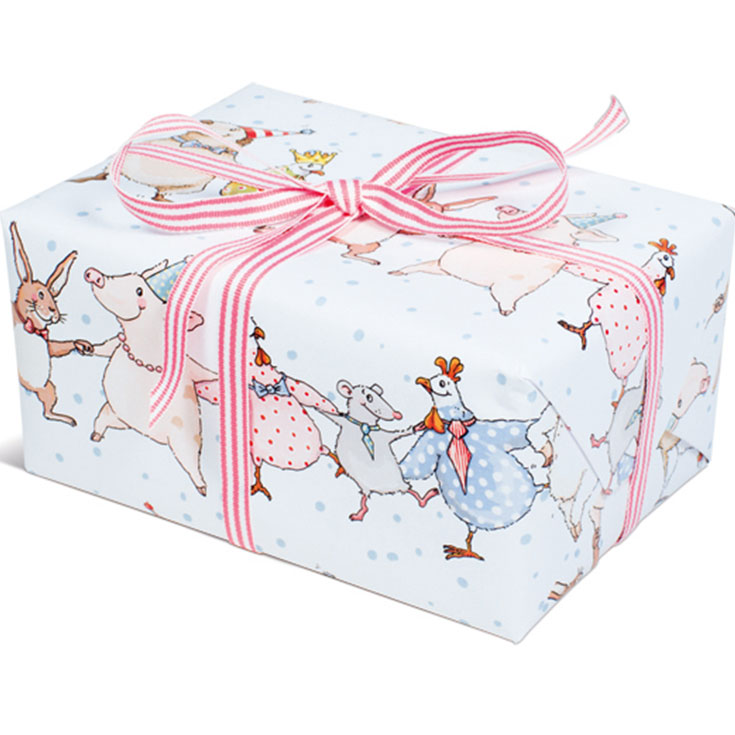Animal Parade Wrapping Paper