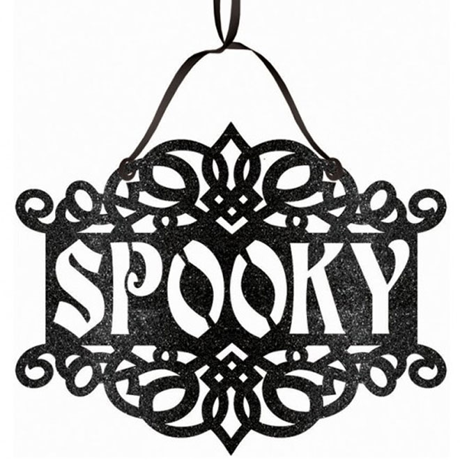 Schild - Spooky