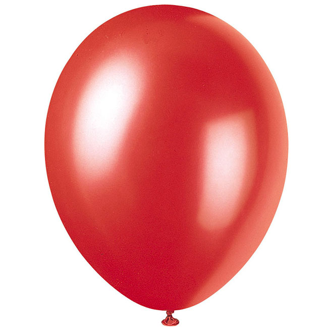   Latex Balloons - Flame Red