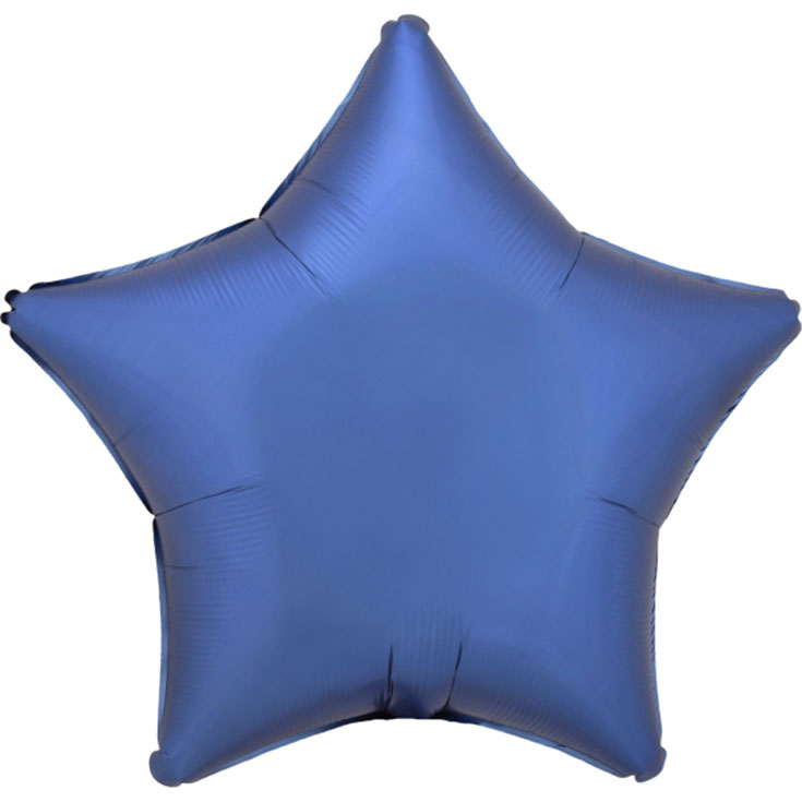 Folienballon - Azurblauer Stern