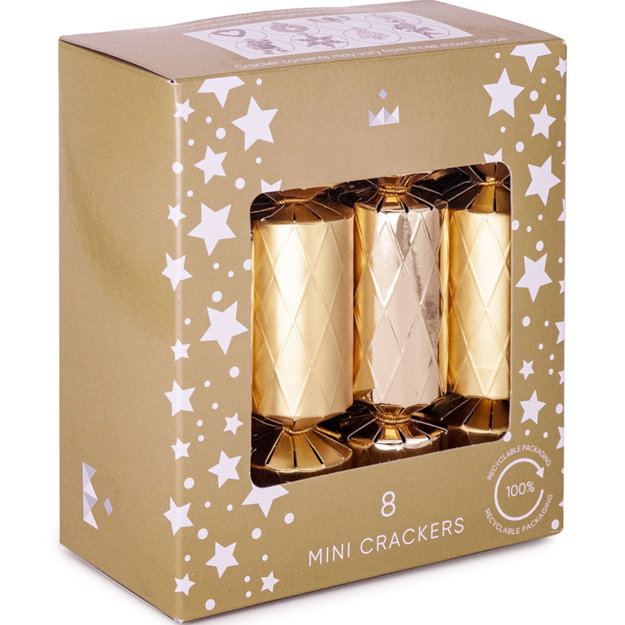 Mini-Cracker Goldener Diamant