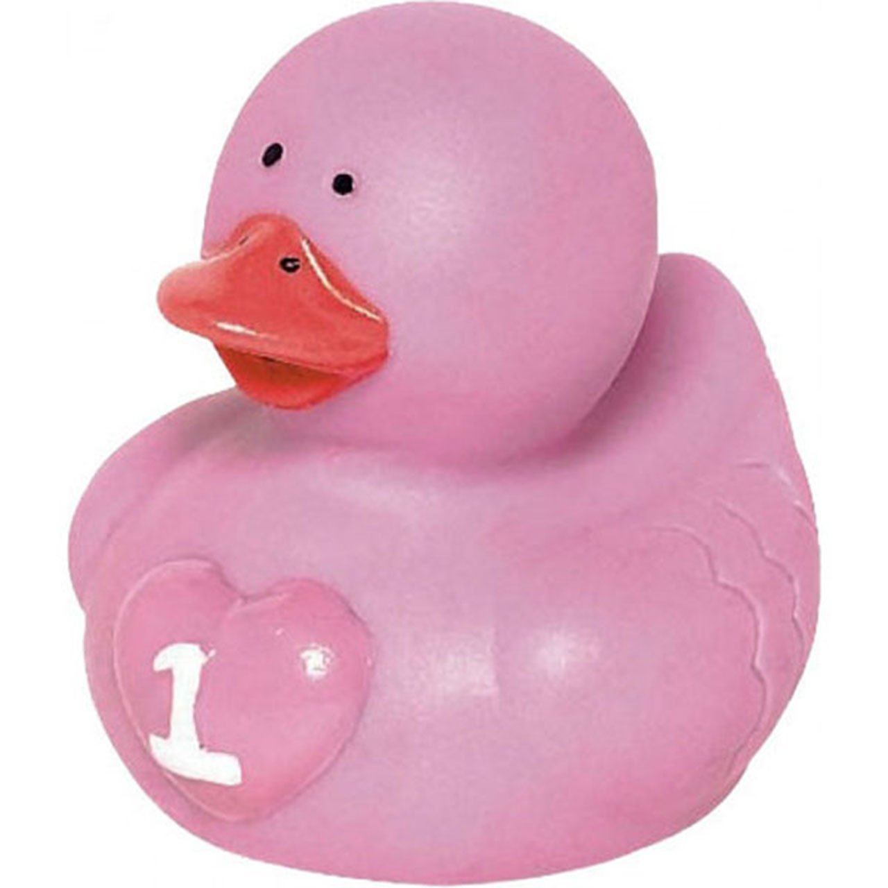 Mini Bath Toy - Pink 1st Birthday Duck