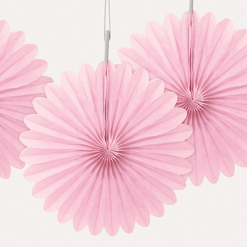 Fans - Pastel Pink Mini 