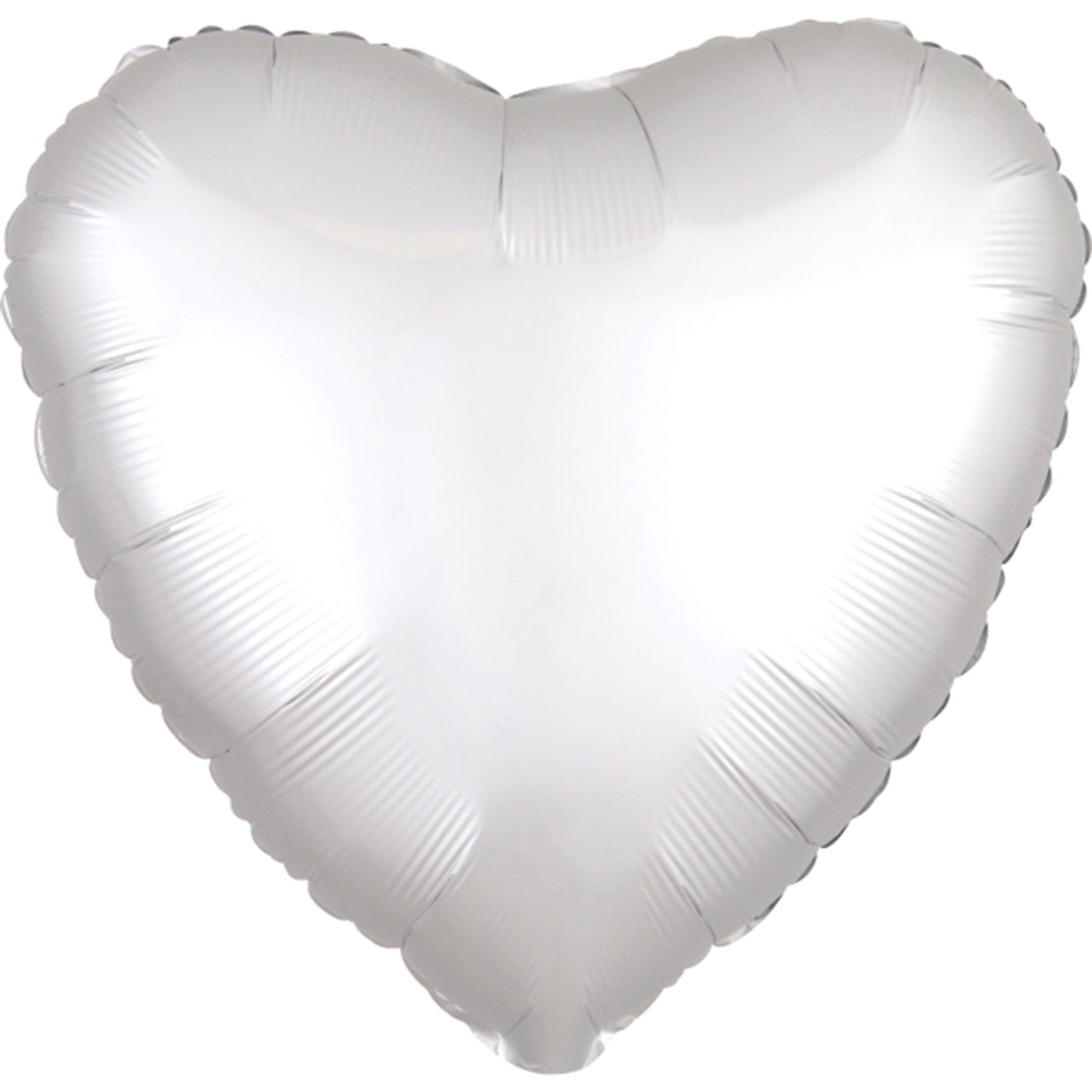 Folienballon - Herz - Weiß
