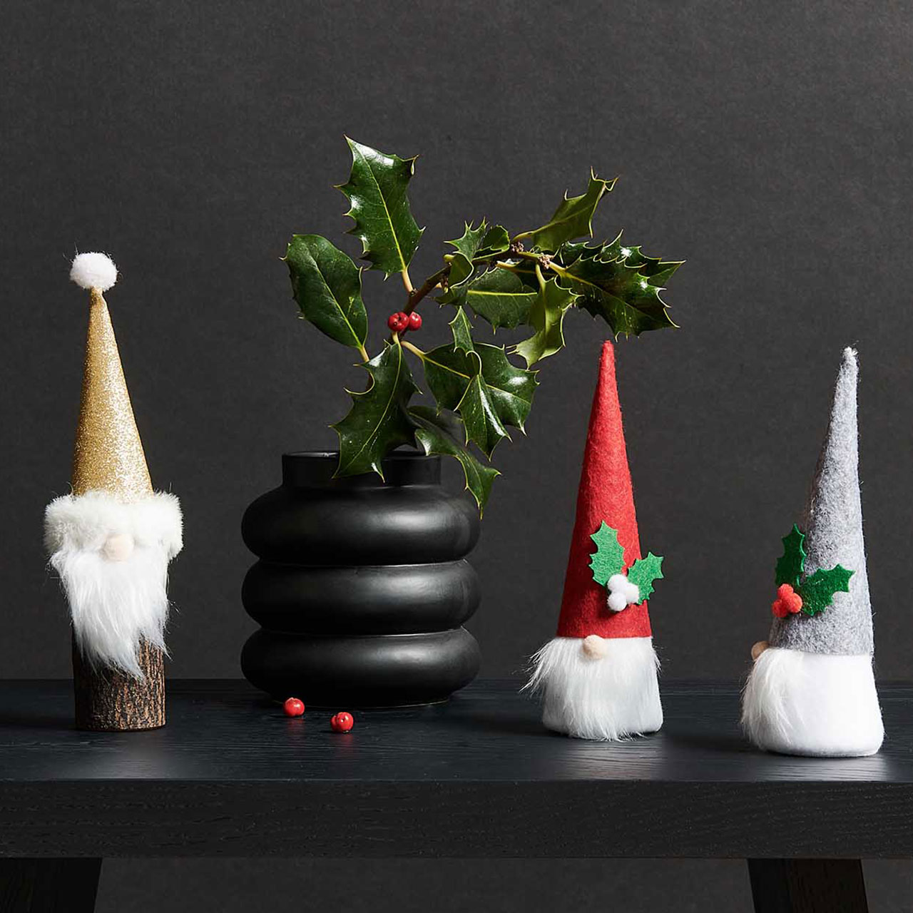 Christmas Gnome - Grey Hat