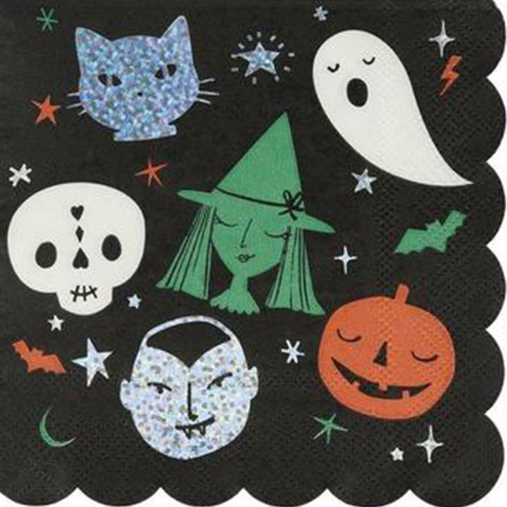 16 Halloween Icons Napkins