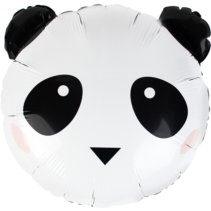 Runder Folienballon Panda