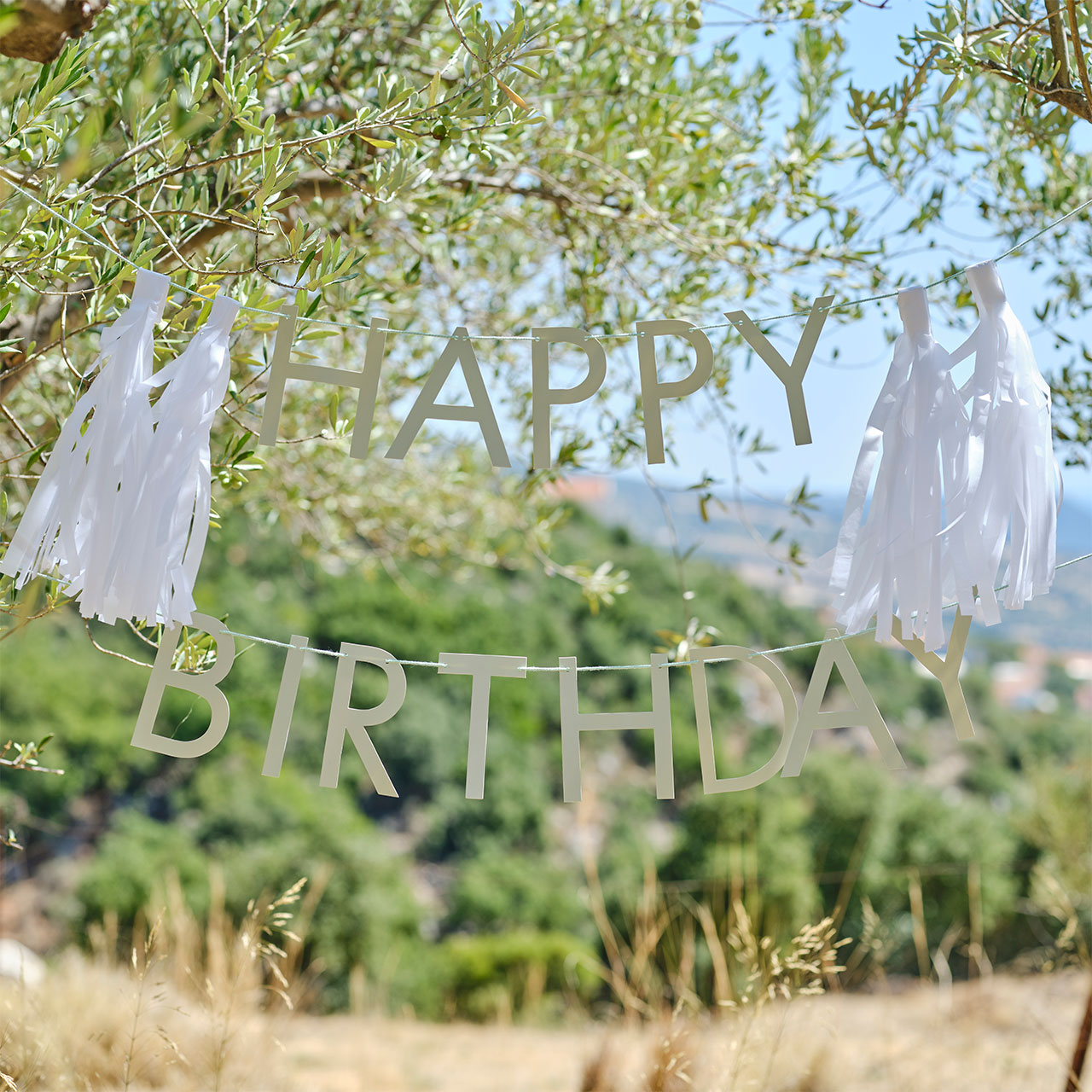 Banner - Sage Green "Happy Birthday"