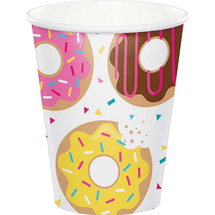 8 Donut Time Cups