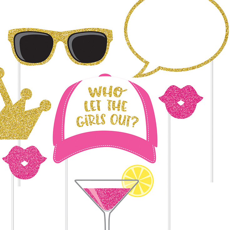 Girls Night Out Photo Props