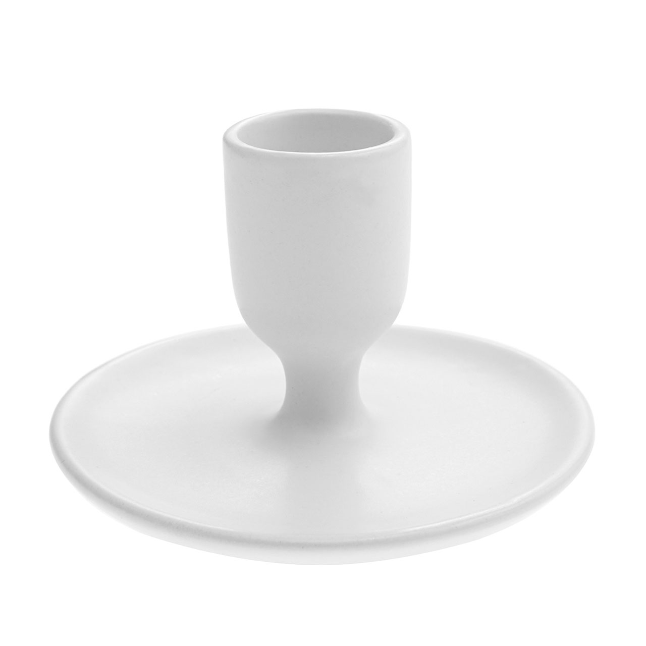 Kerzenständer - Keramik Weiß - Small
