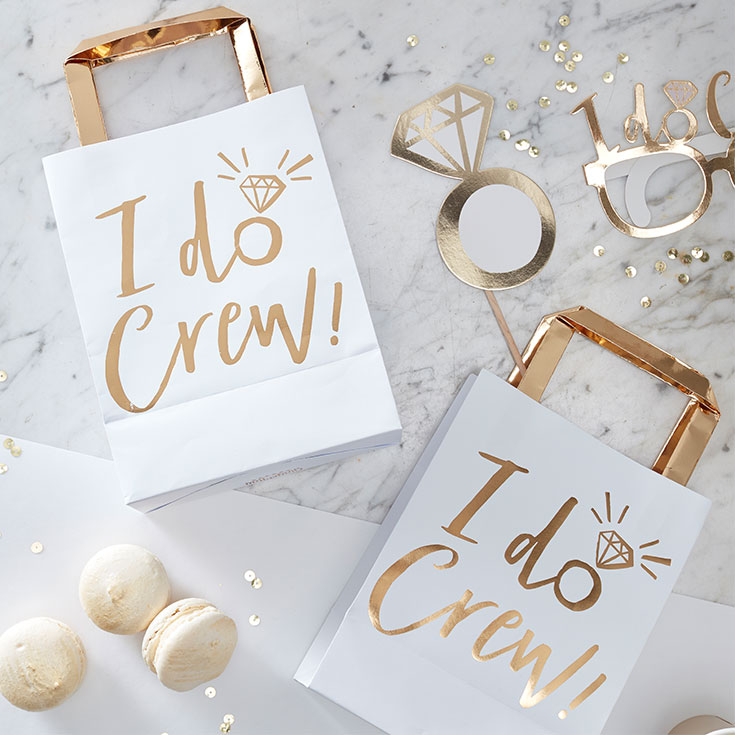 5 I Do Crew Party Bags