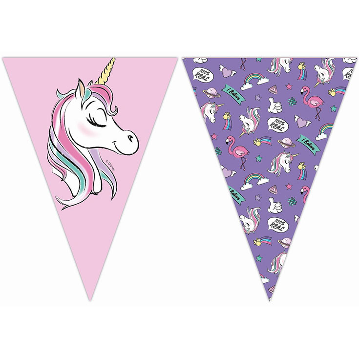 Minnie Unicorn Flag Banner