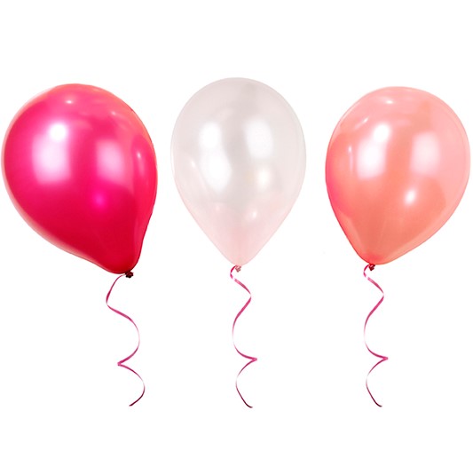 Latex Ballons -  Pink 'n' Mix