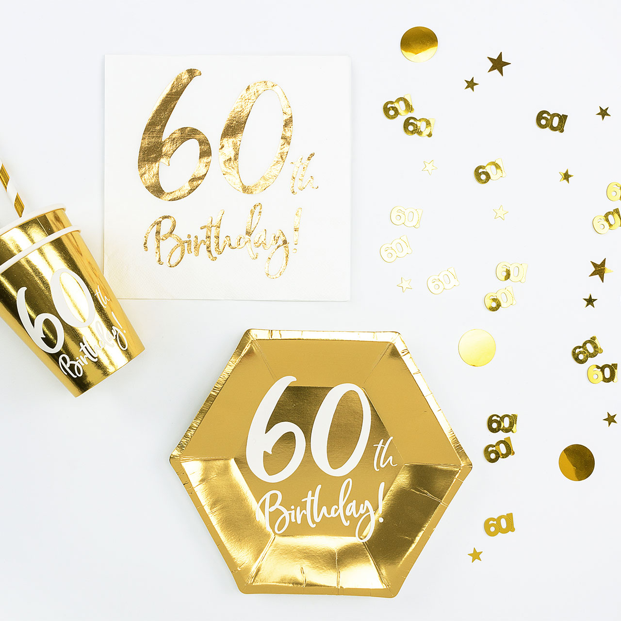 Confetti - Gold "60"