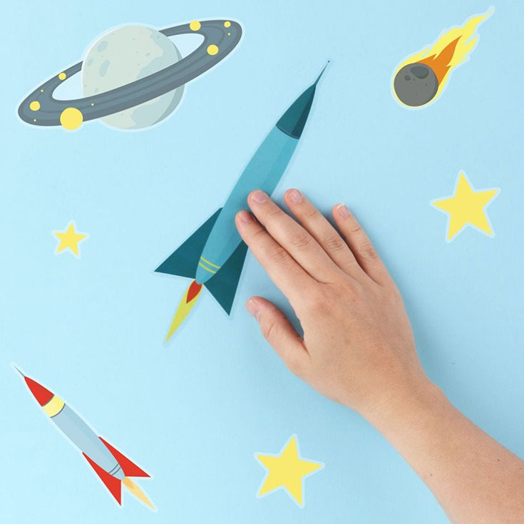 29 Outer Space Wall Stickers