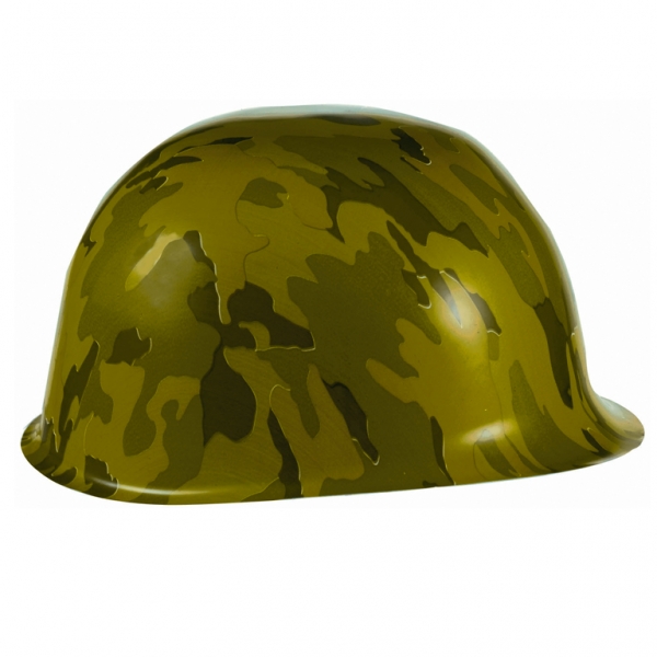 1 Camouflage Plastic Helmet  