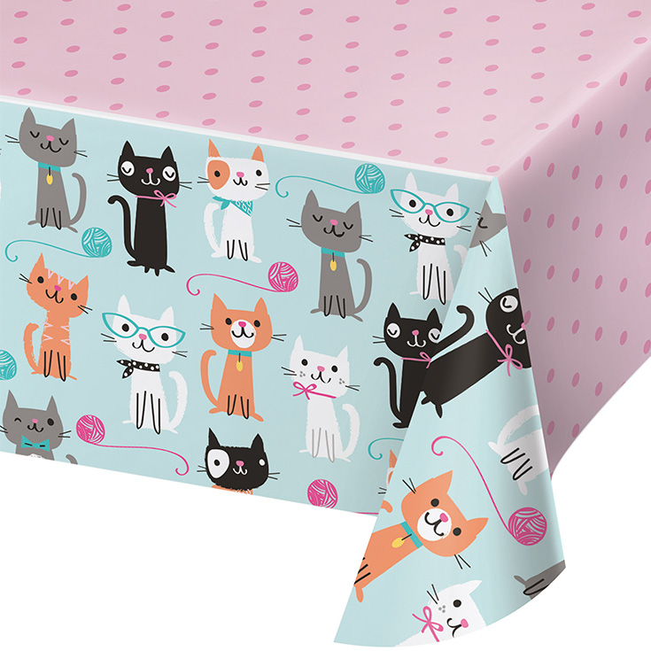 Purrfect Party Tablecover