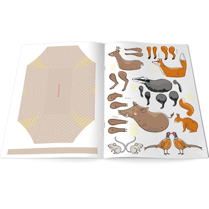 Forest Animals Cut-Out Activity Book
