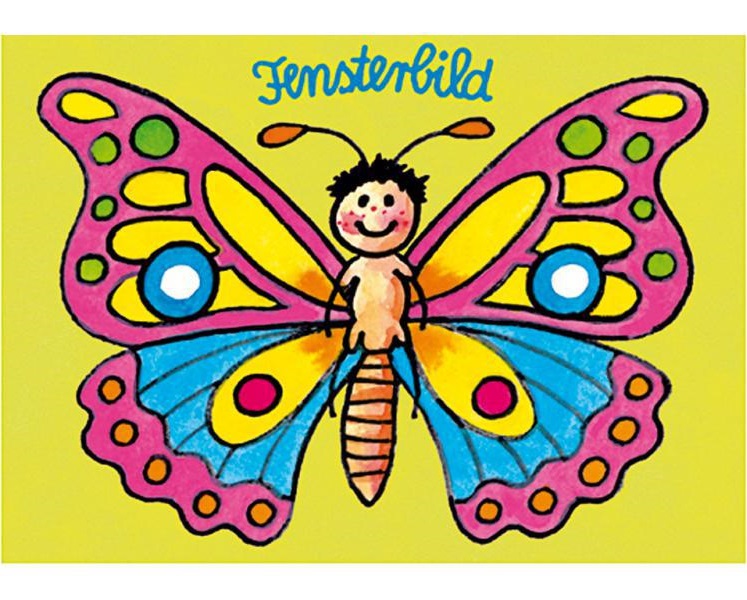 1 Butterfly Window Sticker