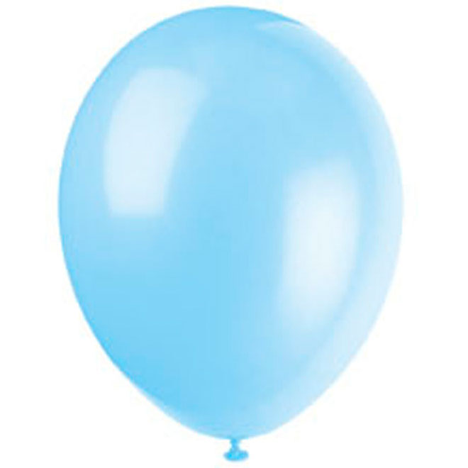  Latex Balloons -  Cool Blue 