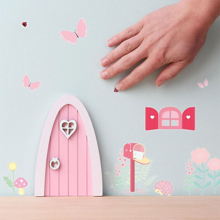 Pastel Pink Fairy Door