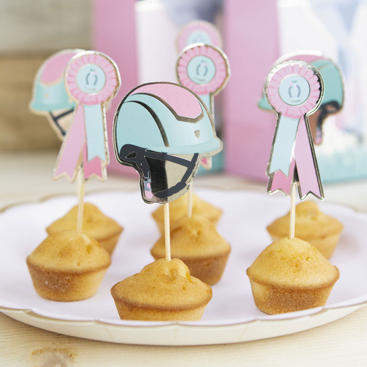 Cupcake Toppers - Horse Party 
