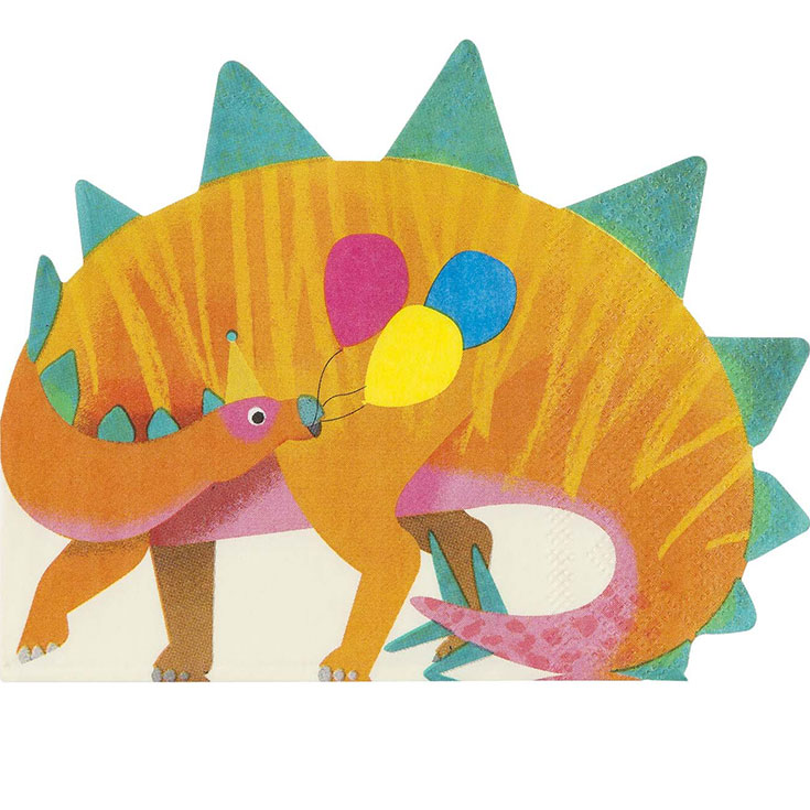 16 Servietten Party Dino Stegosaurus