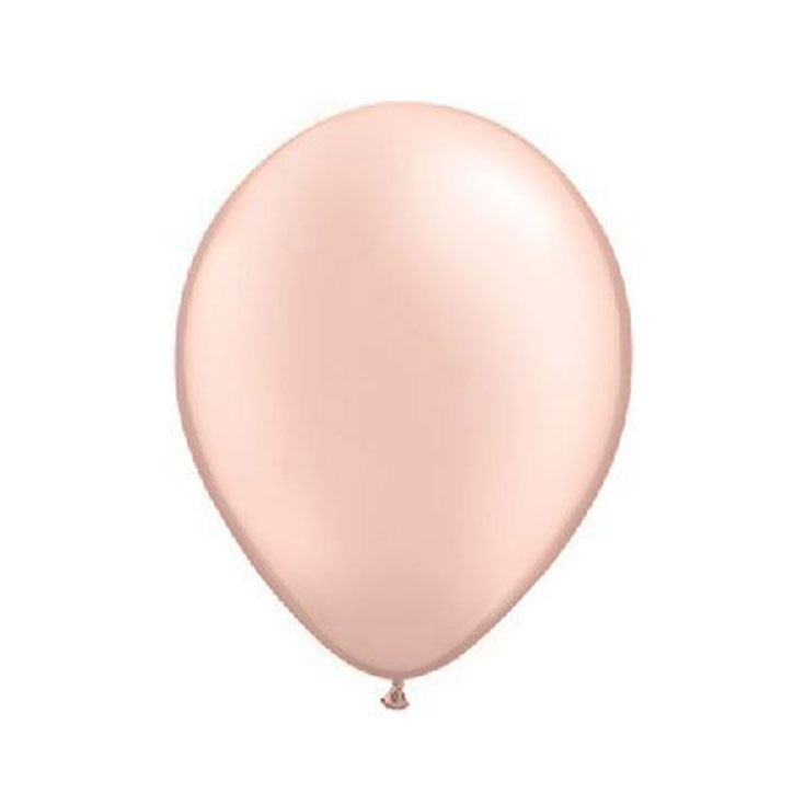 10 Mini Ballons Pearl Peach