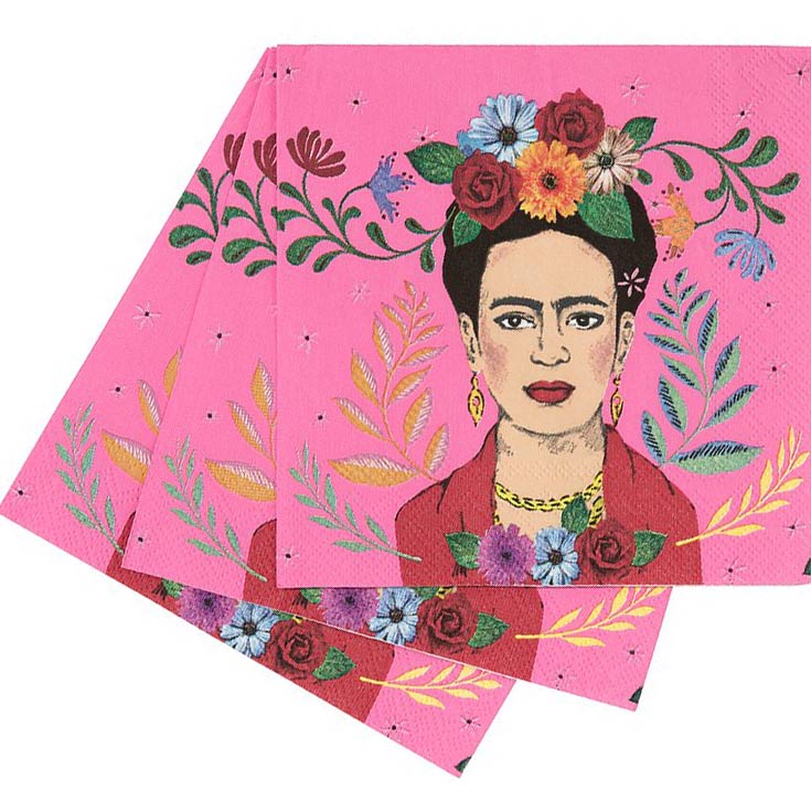 20 Frida Kahlo Cocktail Servietten