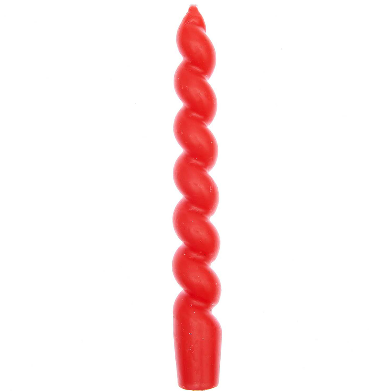 Dekorative Kerze - Spirale Rot 18,5cm
