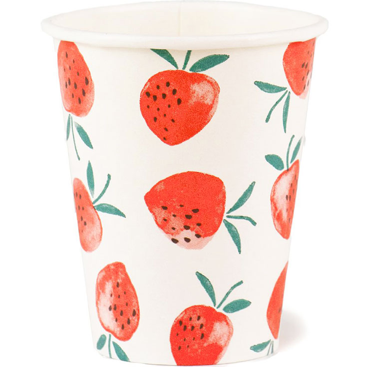 8 Strawberry Fields Cups
